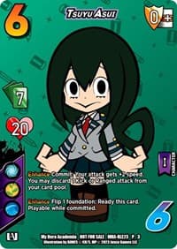 Tsuyu Asui (Regional License Exam 2023) - UniVersus: My Hero Academia Promo Cards - UniVersus card
