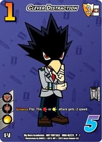 Clever Distraction (Regional License Exam 2023) - UniVersus: My Hero Academia Promo Cards - UniVersus card