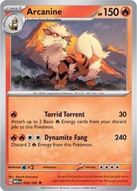 Arcanine - SV: Scarlet & Violet 151 - Pokemon card