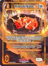 Hageshi-Kabu (Extended Art) - Trials of Ikithia [eBay 1st Edition] - Akora TCG card