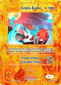 Arufa-Kabu (Holo) - Trials of Ikithia [eBay 1st Edition] - Akora TCG card