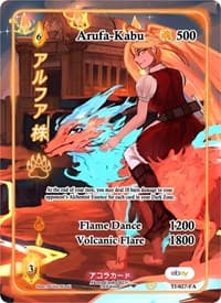 Arufa-Kabu (Full Art) - Trials of Ikithia [eBay 1st Edition] - Akora TCG card