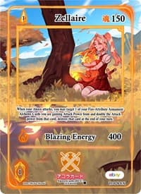 Zellaire (Extended Art) - Trials of Ikithia [eBay 1st Edition] - Akora TCG card