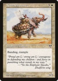 Noble Elephant - Mirage - Magic: The Gathering card