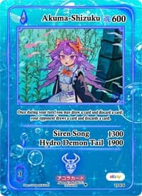 Akuma-Shizuku - Trials of Ikithia [eBay 1st Edition] - Akora TCG card