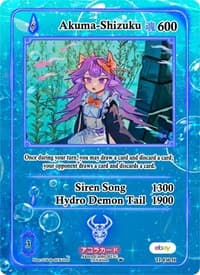 Akuma-Shizuku (Holo) - Trials of Ikithia [eBay 1st Edition] - Akora TCG card