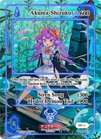 Akuma-Shizuku (Extended Art) - Trials of Ikithia [eBay 1st Edition] - Akora TCG card
