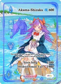 Akuma-Shizuku (Full Art) - Trials of Ikithia [eBay 1st Edition] - Akora TCG card