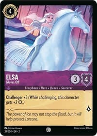 Elsa - Gloves Off - Rise of the Floodborn - Disney Lorcana card
