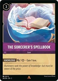 The Sorcerer's Spellbook - Rise of the Floodborn - Disney Lorcana card