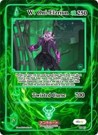 W. Oni-Elzriun - Trials of Ikithia [eBay 1st Edition] - Akora TCG card