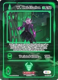 W. Oni-Elzriun (Extended Art) - Trials of Ikithia [eBay 1st Edition] - Akora TCG card