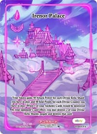 Irenor Palace (Full Art) (Serial Numbered) - Trials of Ikithia [eBay 1st Edition] - Akora TCG card