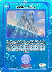 Sidden Aztrn (Holo) - Trials of Ikithia [eBay 1st Edition] - Akora TCG card