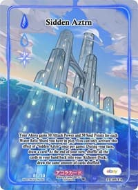 Sidden Aztrn (Full Art) (Serial Numbered) - Trials of Ikithia [eBay 1st Edition] - Akora TCG card