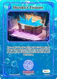 Shizuku's Treasure (Holo) - Trials of Ikithia [eBay 1st Edition] - Akora TCG card