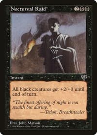 Nocturnal Raid - Mirage - Magic: The Gathering card