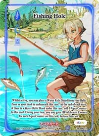 Fishing Hole (Full Art) - Trials of Ikithia [eBay 1st Edition] - Akora TCG card