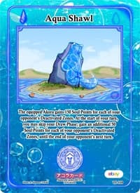 Aqua Shawl - Trials of Ikithia [eBay 1st Edition] - Akora TCG card