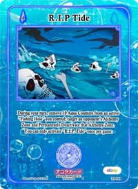R.I.P Tide - Trials of Ikithia [eBay 1st Edition] - Akora TCG card