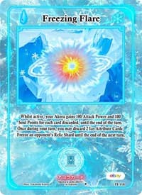 Freezing Flare - Trials of Ikithia [eBay 1st Edition] - Akora TCG card
