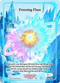 Freezing Flare (Full Art) - Trials of Ikithia [eBay 1st Edition] - Akora TCG card