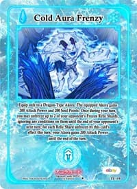 Cold Aura Frenzy - Trials of Ikithia [eBay 1st Edition] - Akora TCG card
