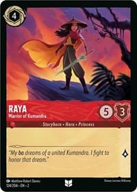 Raya - Warrior of Kumandra - Rise of the Floodborn - Disney Lorcana card