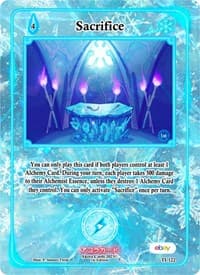 Sacrifice - Trials of Ikithia [eBay 1st Edition] - Akora TCG card