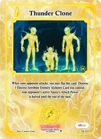 Thunder Clone - Trials of Ikithia [eBay 1st Edition] - Akora TCG card