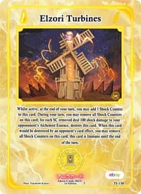 Elzori Turbines - Trials of Ikithia [eBay 1st Edition] - Akora TCG card