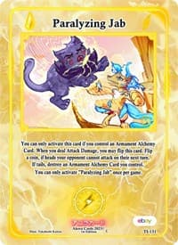Paralyzing Jab - Trials of Ikithia [eBay 1st Edition] - Akora TCG card