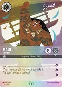Maui - Demigod (Alternate Art) - Disney100 Promos - Disney Lorcana card