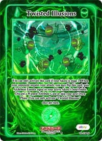 Twisted Illusions (Holo) - Trials of Ikithia [eBay 1st Edition] - Akora TCG card