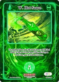 W. Hot Sauce (Holo) - Trials of Ikithia [eBay 1st Edition] - Akora TCG card