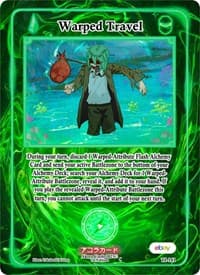 Warped Travel - Trials of Ikithia [eBay 1st Edition] - Akora TCG card