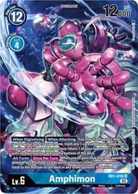 Amphimon (Textured Alternate Art) - Resurgence Booster - Digimon Card Game card