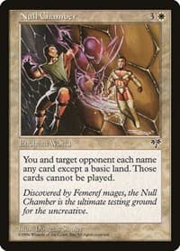 Null Chamber - Mirage - Magic: The Gathering card
