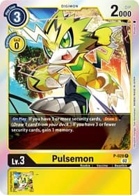 Pulsemon - P-028 (Resurgence Booster Reprint) - Resurgence Booster - Digimon Card Game card