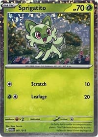 Sprigatito - McDonald's Promos 2023 - Pokemon card