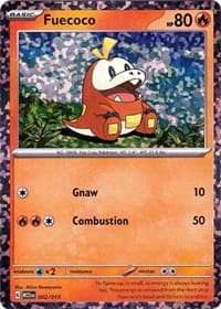 Fuecoco - McDonald's Promos 2023 - Pokemon card
