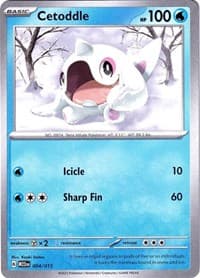 Cetoddle - McDonald's Promos 2023 - Pokemon card