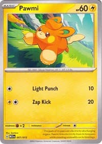 Pawmi - McDonald's Promos 2023 - Pokemon card