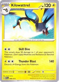 Kilowattrel - McDonald's Promos 2023 - Pokemon card