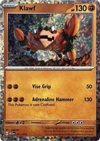 Klawf - McDonald's Promos 2023 - Pokemon card