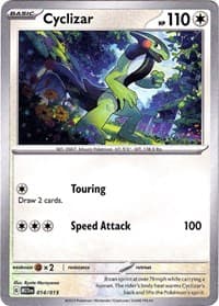 Cyclizar - McDonald's Promos 2023 - Pokemon card