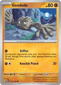 Geodude - SV: Scarlet & Violet 151 - Pokemon card
