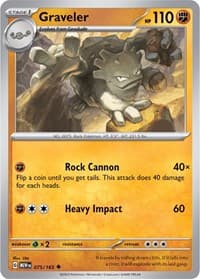 Graveler - SV: Scarlet & Violet 151 - Pokemon card