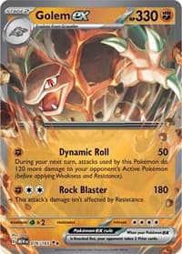 Golem ex - SV: Scarlet & Violet 151 - Pokemon card