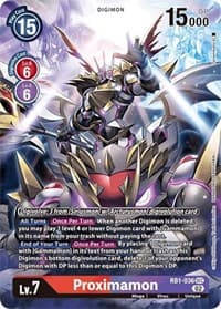 Proximamon (Textured Alternate Art) - Resurgence Booster - Digimon Card Game card